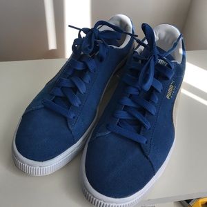 Blue Suede Pumas